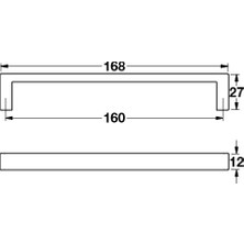 Hafele Brocke Kulp Paslanmaz Çelik Renkli 160mm