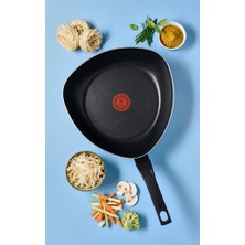 Tefal B55655 Titanyum 1X SimpleCook Derin Üçgen Tava 26 cm - 2100119495