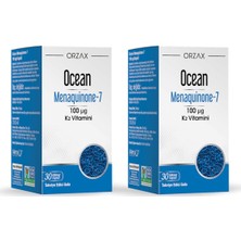 Orzax Ocean Mk-7 100 Mcg K2 Vitamini 30 Kapsül x 2 Adet