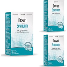 Orzax Ocean Selenyum 30 Tablet 100 Mcg x 3 Adet