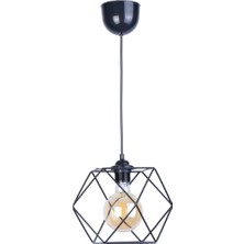 Decor Life Kare Tekli Camsız Avize