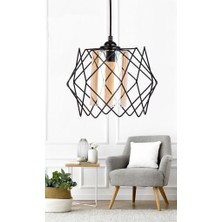 Decor Life Piramit Tekli Siyah