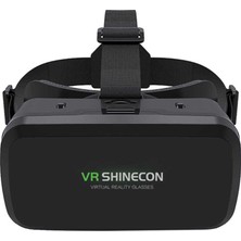 Vr Shinecon 3D Sanal Gerçeklik Gözlüğü - G06A - Önü Kapaklı Sağa Sola & Ileri Geri Ayarlanabilir Mercek (4.7" - 6.0")