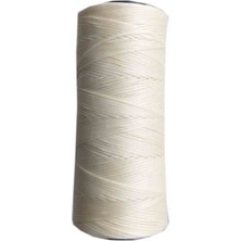 Angel Çanta Akssesuar Mumlu Deri Dikme Ipi Bobin Krem Renk