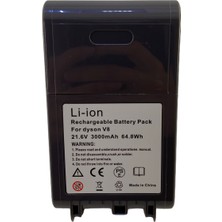 Micron Dyson V8 Süpürge Bataryası 3000 Mah Li-Ion Muadil Batarya
