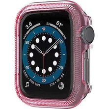 Vendas Apple Watch Uyumlu 40mm Gard Serisi Tam Kaplamalı Ekran Koruyucu Pembe