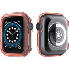 Vendas Apple Watch Uyumlu 44mm Gard Serisi Tam Kaplamalı Ekran Koruyucu Turuncu