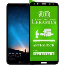 Techatech 9h Seramik Nano Full Kaplama Cam Huawei Mate 10 Lite Siyah