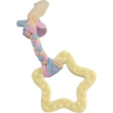 Mixpet Diş Ipli Kauçuk Beşgen Köpek Oyuncağı 20 cm