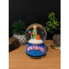 Çiko Toys Küçük Little Prens Püskürtmeli Müzikli ve Işıklı Büyük Boy Kar Küresi