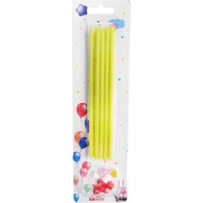 Hayaller Dükkanı Mum Pastel 15 cm Sarı Pk:10