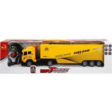 Sunman 1:32 Uzaktan Kumandalı Işıklı Sarı Tır 50 cm