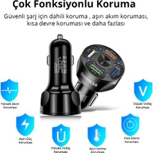 Zuidid Araç Hızlı Şarj 4 USB 7 A  Çoklu Hızlı Şarj Adaptörü