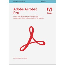 Adobe Acrobat Pro Dc Dijital Lisans - Ömür Boyu