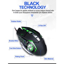 Daytona T60 2400 Dpı Rgb Işıklı USB Profesyonel Kablolu Optik Oyuncu Mouse (2 ADET)