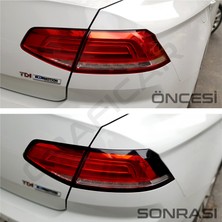 Graficar Vw Passat B8 / B8,5 Stop Çerçeve Sticker / PARLAK SİYAH-KALIN KESİKLİ TİP