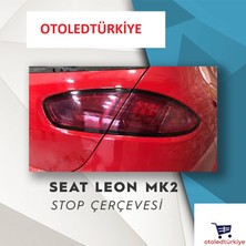 Graficar Seat Leon Mk2 Makyajlı Stop Çerçeve Sticker 2010-2012