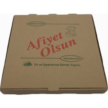 Pack Pizza Kutusu Kraft -Kahverengi 28 x 28 cm 100'lü