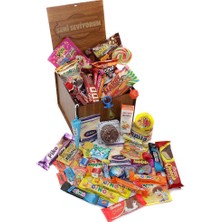 Nostaljik Lezzetler Ahşap Kutusu Orta Boy ( Seni Seviyorum )1 kg