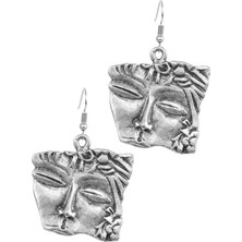 Labalaba Kadın Antik Gümüş Kaplama Sallantılı Uyuyan Güzel Küpe