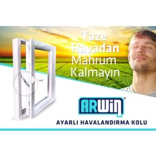 Eym Arwin Kapı Pencere Kademeli Havalandırma Kolu Pvc Emniyet Kilidi Sağ Açılım