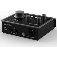 Audient Id4 MkII Yüksek Kalite Usb-C Ses Kartı: 2-Giriş/2-Çıkış 24BIT/96KHZ Ad/da Çeviriciler + 1x Class-A Audient Konsol Mikrofon Preamp + Jfet Dı