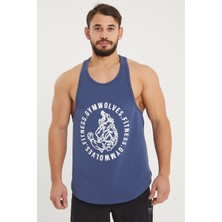 Gymwolves Erkek Spor Atleti | Stringer | Workout Tanktop | Wolf Serisi