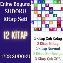 Enine Boyuna Eğitim Başlangıçtan Ileri Seviyeye Sudoku Kitap Seti (12 Kitap)