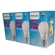Philips 3'lü 8W Beyaz Işık LED Ampul