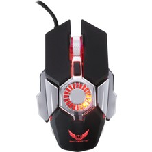 MF Product Strike 0593 Rgb Kablolu Fanlı Gaming Mouse Siyah