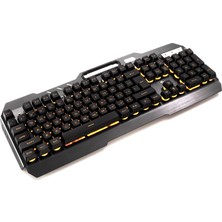 MF Product Strike 0584 Kablosuz RGB Mekanik Hisli Gaming Klavye Mouse Set Siyah