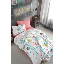 Cotton Life Tek Kişilik Nevresim Takımı - Lola Mint