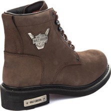 Harley Davidson Gibson Erkek Bot Dark Brown - Crazy Deri