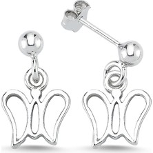 Altın Sepeti Gümüş Melek Küpe G145KP