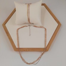 Modamugo Kombin Spor İnce 3'lü Zincir Kolye ve Bileklik Mix Renk