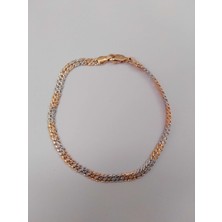 Modamugo Pirinç Bileklik Mix Renk Rodyum-Rose