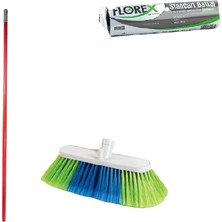 Sos Tedarik Saplı Oto Fırçası + Çöp Torbası