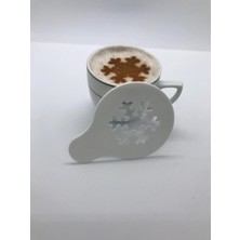 Cestopieno Kar Tanesi Kahve / Tatlı Süsleme Şablonu