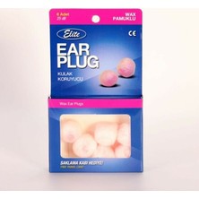 Elite Kulak Tıkacı Pamuklu 6lı