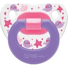 Wee Baby Desenli Damaklı Emzik No: 3 / 18+ Ay 835 - Mor