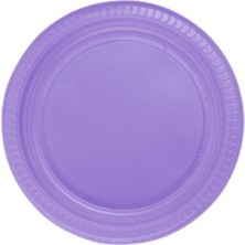 Organizasyon Pazarı Plastik Tabak Lila - Mor Renkli 25'li
