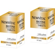 Newvital Biotin 60 Tablet x 2 Adet