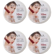 Bianna Roll-On Wax Strips Ağda Bezi 10 mt 4 Adet