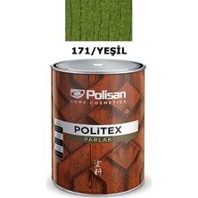 Polisan Politex Vernikli Ahşap Koruyucu Parlak 2,5 Lt. Yeşil