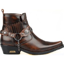 FootCourt Kahverengi Içi Kürklü Western Kovboy Bot