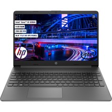 HP 15S-FQ2045NT Intel Core i3 1115G4 4GB 256GB SSD Freedos 15.6" FHD Taşınabilir Bilgisayar X2N2N8EA