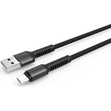 Ceponya LS66 2.4A Hızlı Şarj 30CM Micro Akıllı Çip USB Kablo