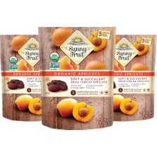 Sunny Fruit Organik Kuru Kayısı - 3 Paket 3*250 gr