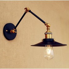 Mylights Retro Rustik Akrobatik Aplik  Rustik Aplik  Üç Mafsalı Aplik