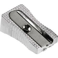 Bigpoint Metal Kalemtraş Üçgen Gümüş Renkli Kalemtraş Araç Gereçler İçin 1 Parça